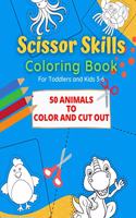 Scissor Skills Coloring Book