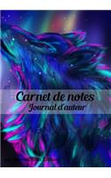 Carnet de Notes: Journal D'Auteur