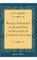 Racial Variation in Slash Pine as Affected by Climatic Factors (Classic Reprint)