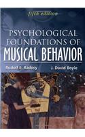 Psychological Foundations of Musical Behavior