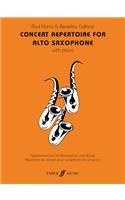 Concert Repertoire for Alto Saxophone with Piano