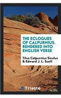 The Eclogues of Calpurnius