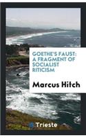 Goethe's Faust