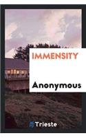 Immensity ...