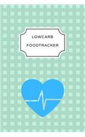 Low Carb Food Tracker: A5 notebook lined planner journal meal tracker motivational diary fitness plan