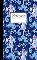 Notebook Wide Ruled 7.5 x 9.25 in / 19.05 x 23.5 cm
