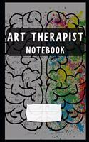 Art Therapist: a blank lined notebook, a diary or journal to plan or keep notes of activities