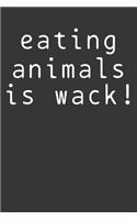 Animal Vegan Eat Notebook Journal