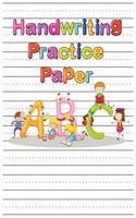 Handwriting Practice Paper: Trace Letters Of The Alphabet and Sight Words (On The Go): Preschool Practice Handwriting Workbook: Pre K, Kindergarten and Kids Ages 3-5 Reading An