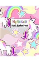 My Unicorn Blank Sticker Book