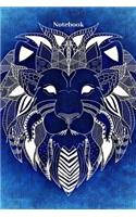 Notebook: Lion Cover Design: Blanked Lined Journal To Write things in. Journal Dairy ( Animals Lovers )