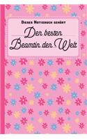 Dieses Notizbuch gehört der besten Beamtin der Welt