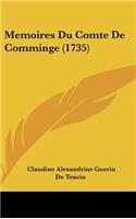 Memoires Du Comte de Comminge (1735)