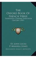The Oxford Book Of French Verse