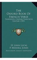 Oxford Book of French Verse