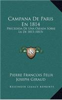 Campana De Paris En 1814