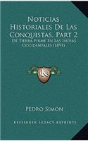 Noticias Historiales De Las Conquistas, Part 2