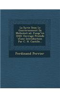 La Syrie Sous Le Gouvernement de Meh E Et-Ali Jusqu