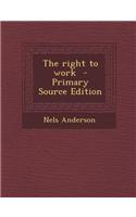 The Right to Work