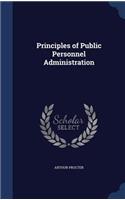 Principles of Public Personnel Administration