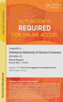 Cengagenow, 1 Term (6 Months) Printed Access Card for Brechner/Bergeman's Contemporary Mathematics for Business & Consumers, Brief Edition