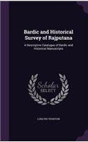 Bardic and Historical Survey of Rajputana