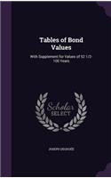 Tables of Bond Values
