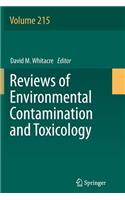 Reviews of Environmental Contamination and Toxicology