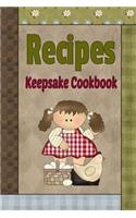 Recipes Keepsake Cookbook