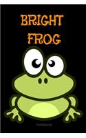 Bright Frog Composition Notebook: College Ruled Notebook - Lined Journal -School supplies Book Notes- back to school Gift Kids -