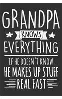 Grandpa Knows Everything If He Doesn't Know He Makes Stuff Up Real Fast