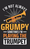 I'm Not Always Grumpy Sometimes I'm Playing The Trumpet