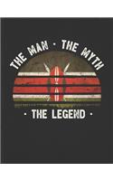 The Man The Myth The Legend: Kenya Flag Sunset Personalized Gift Idea for Kenyan Coworker Friend or Boss 2020 Calendar Daily Weekly Monthly Planner Organizer