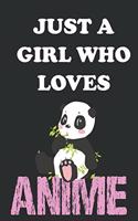 Anime Notebook: Cute Anime Notebook or Journal for Manga Comic Fans (6 x 9 inches) cream paper with 120 pages