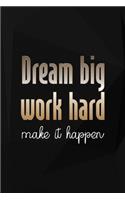 Dream Big Work Hard Make It Happen