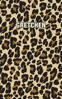 Gretchen: Personalized Notebook - Leopard Print (Animal Pattern). Blank College Ruled (Lined) Journal for Notes, Journaling, Diary Writing. Wildlife Theme Des