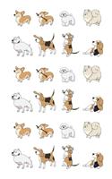 cute puppies design theme