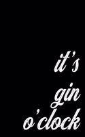 2020 Monthly and Weekly Planner Cool Gift for Flairtenders - It's Gin O'Clock