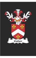 Gulan: Gulan Coat of Arms and Family Crest Notebook Journal (6 x 9 - 100 pages)