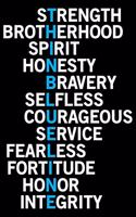 Strength Brotherhood Spirit Honesty Bravery