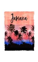 Jamaica: Jamaican Christmas Notebook With Lined Wide Ruled Paper For Taking Notes. Stylish Tropical Travel Journal Diary 7.5 x 9.25 Inch Soft Cover. For Home