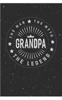 The Man The Myth Grandpa The Legend