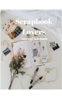 Scrapbook Lovers Journal Notebook: A4 Size with 200 Pages for recording your special events or thoughts. Ideal Gift. Includes Index Pages, Password Tracking Columns, At a Glance Calen