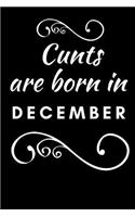 Cunts are Born in December