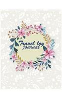 Travel log journal: Travel notebook, blank book notebook, Adventure Journal, Vacation Journal Planner 8.5" x 11"- 120 Pages
