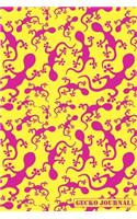 Gecko Journal: For Men, Women and Children (Yellow & Pink)