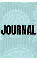 Paisley Background Lined Writing Journal Vol. 5: Promoting Creativity Through Journaling...One Day at a Time(5 Paisley)