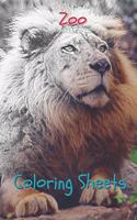 Zoo Coloring Sheets: 30 Zoo Drawings, Coloring Sheets Adults Relaxation, Coloring Book for Kids, for Girls, Volume 5