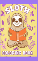 Sloth Coloring Book