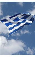 Greek Flag Flying on Crete journal